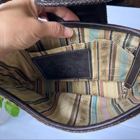 Brighton / Basket weave leather purse - Picture 7 of 13